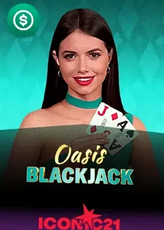 Oasis Blackjack live game cover