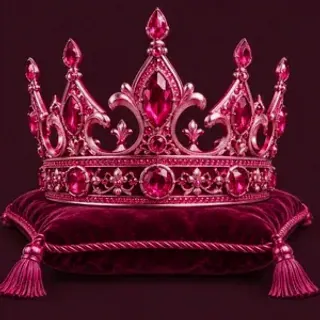 Gold crown on cushion — Run4Win