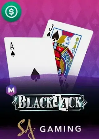 M Blackjack live game cover