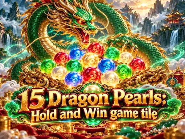 15 Dragon Pearls: Hold and Win game tile at Run4Win